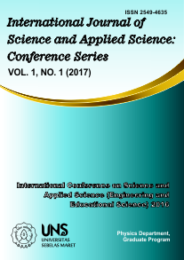 International Conference on Science and Applied Science (Engineering and Educational Science) 2016