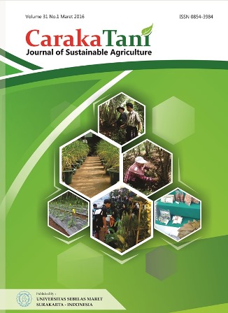 Caraka Tani: Journal of Sustainable Agriculture